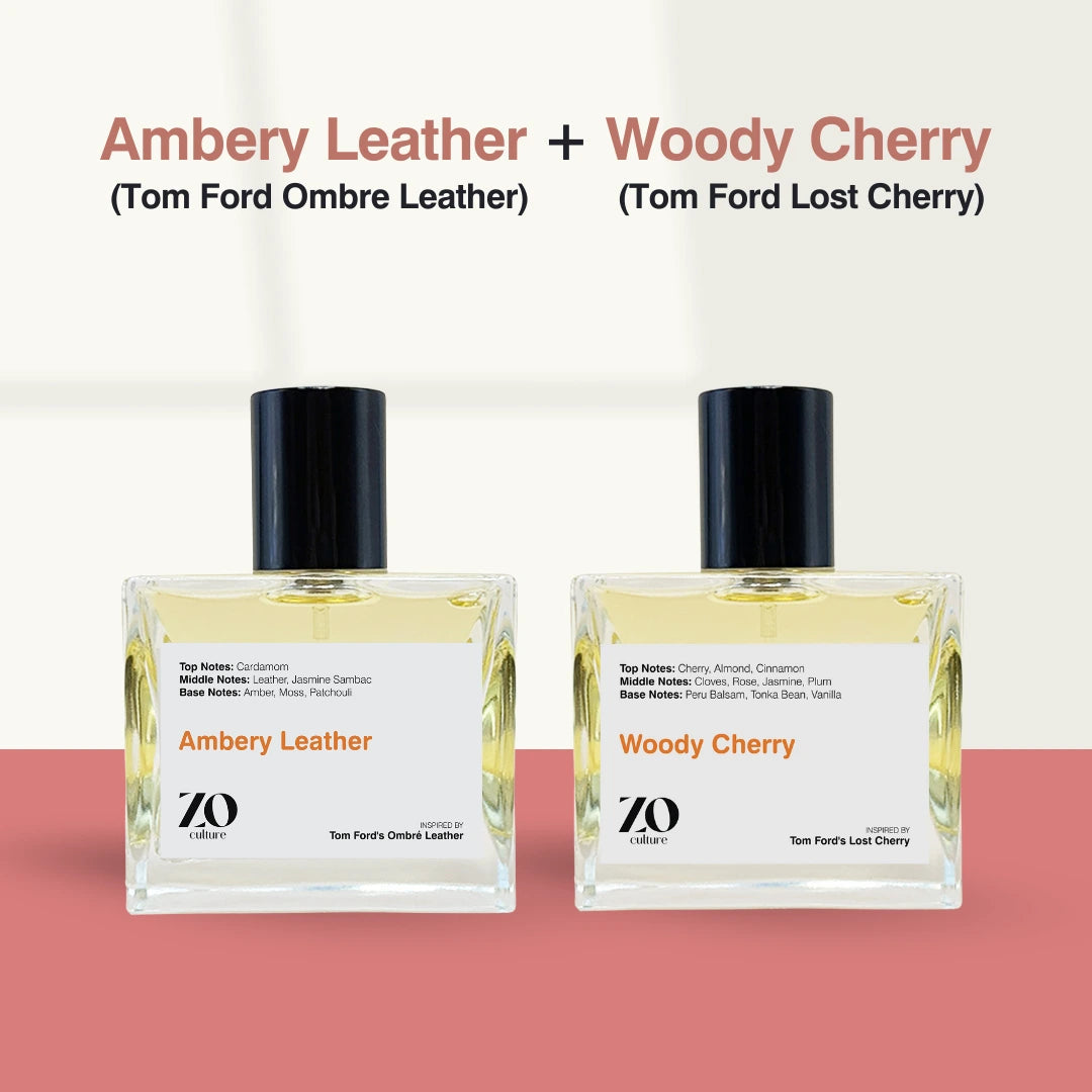 Ambery Leather + Woody Cherry - Bundle - ZoCulture