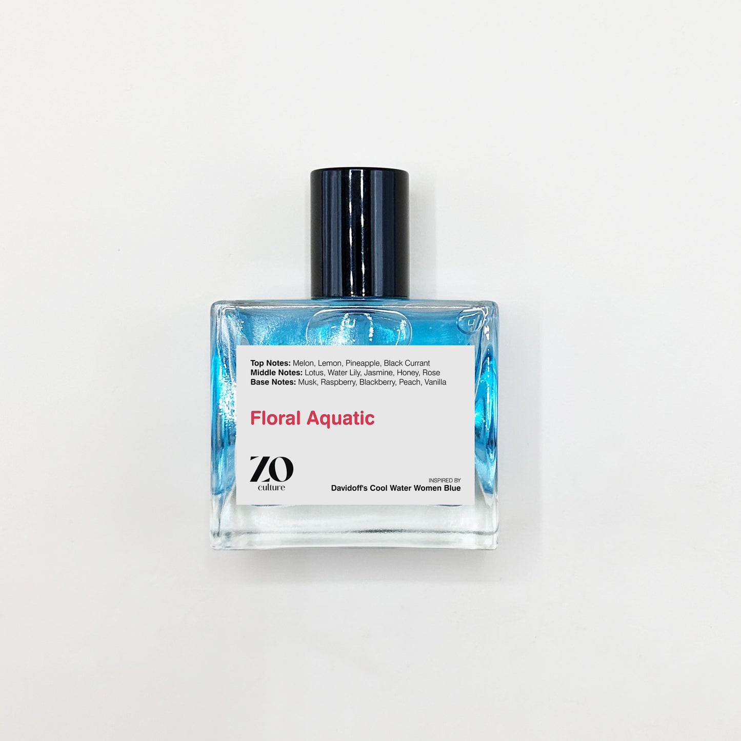 Floral Aquatic - Inspired by Cool Water for Women Blue - ZoCulture