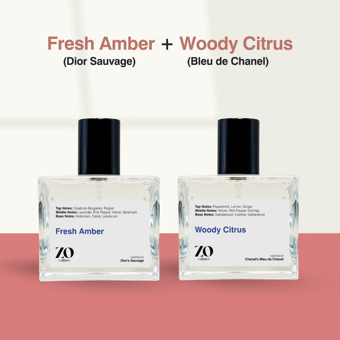 Fresh Amber - Woody Citrus - Bundle - ZoCulture