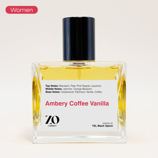 Women Perfume Ambery Coffee Vanilla - Inspired by YSL Black Opium ZoCulture