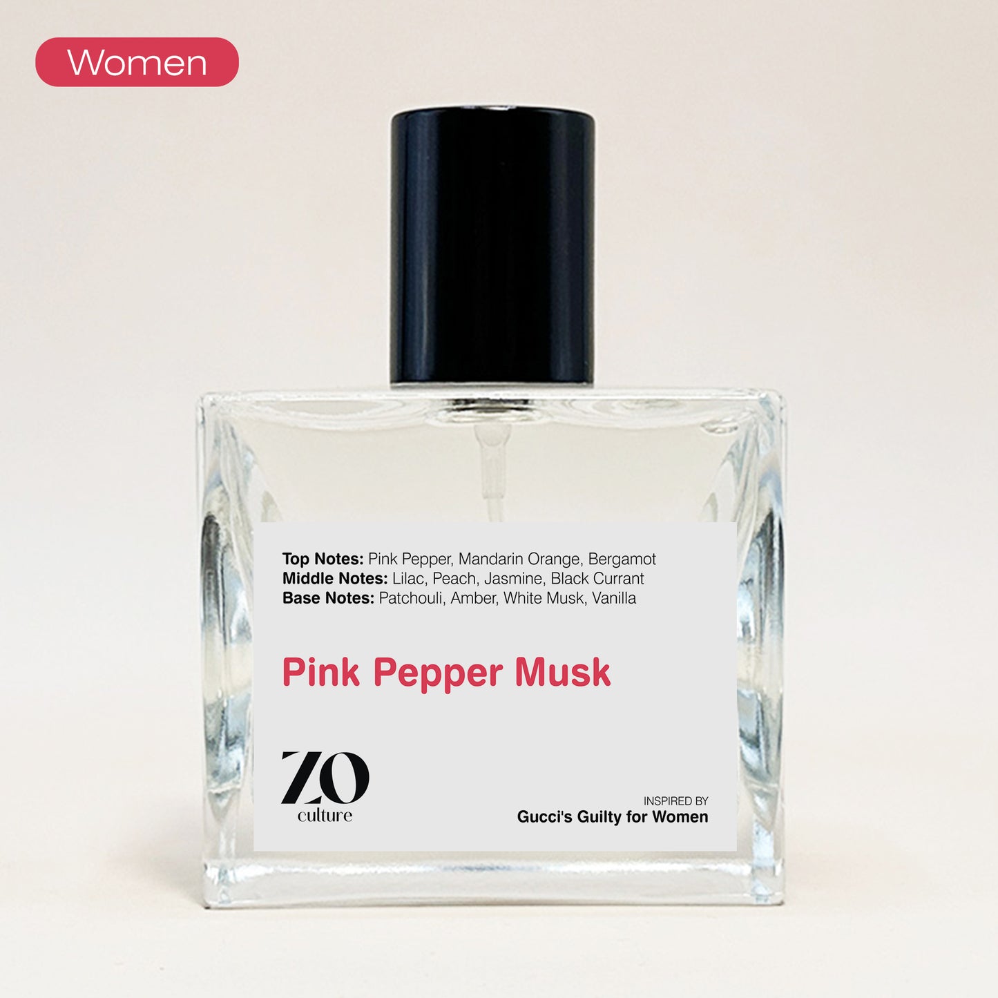 Women Perfume Pink Pepper Musk - Inspired by Guilty for Women ZoCulture