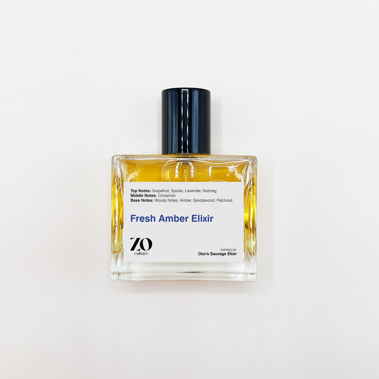 Fresh Amber Elixir - Inspired by Dior's Sauvage Elixir - ZoCulture