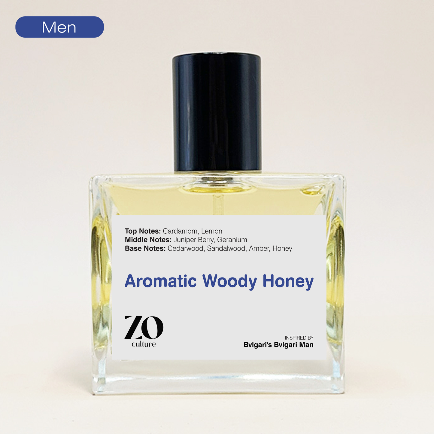 Aromatic Woody Honey - Inspired by Bvlgari's Bvlgari Man - ZoCulture