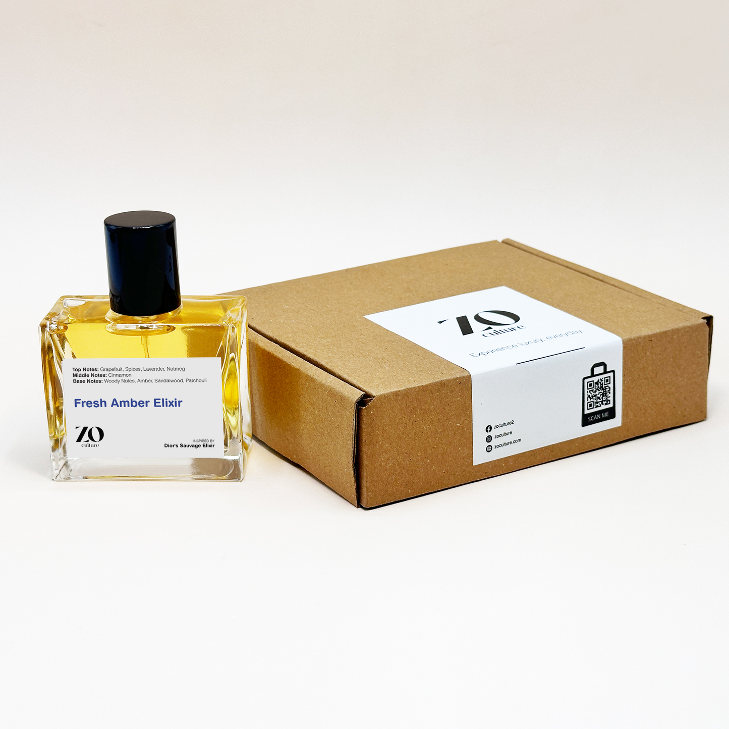 Fresh Amber Elixir - Inspired by Dior's Sauvage Elixir - ZoCulture
