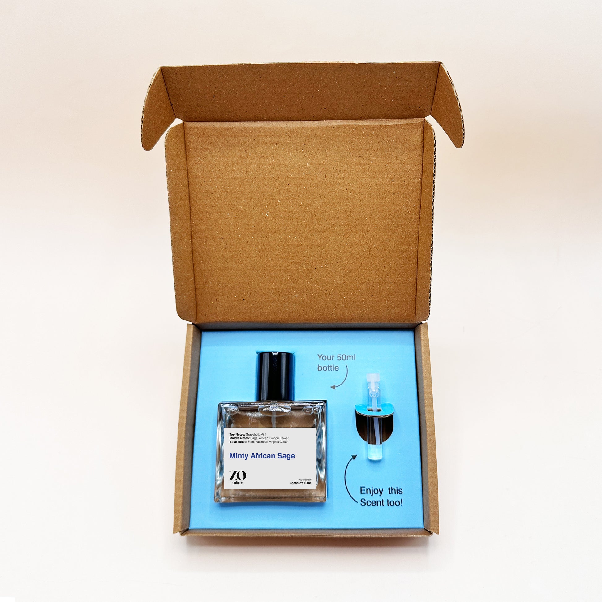 Men Perfume Minty African Sage - Inspired by Lacoste Blue ZoCulture