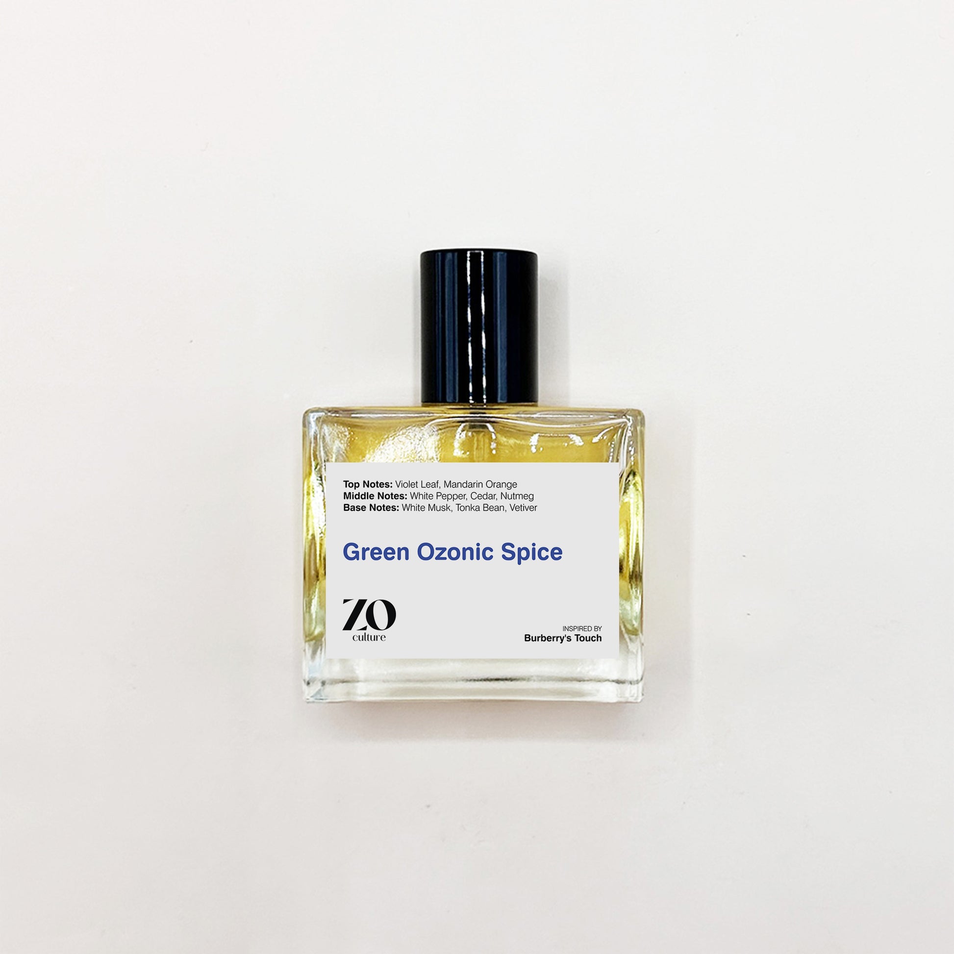 Men Perfume Green Ozonic Spice - Inspired by Burberry Touch ZoCulture