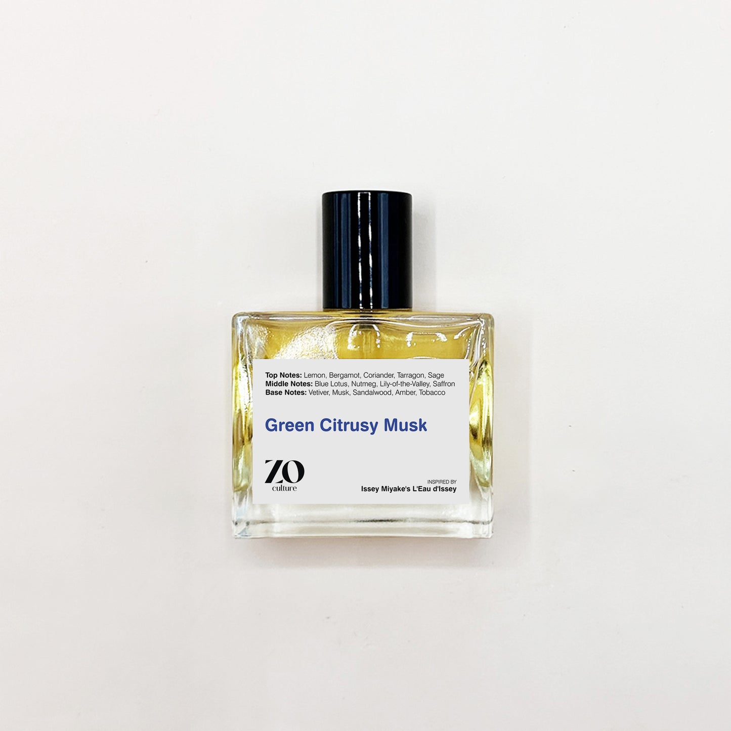 Men Perfume Green Citrusy Musk - Inspired by L'Eau d'Issey Pour Homme ZoCulture