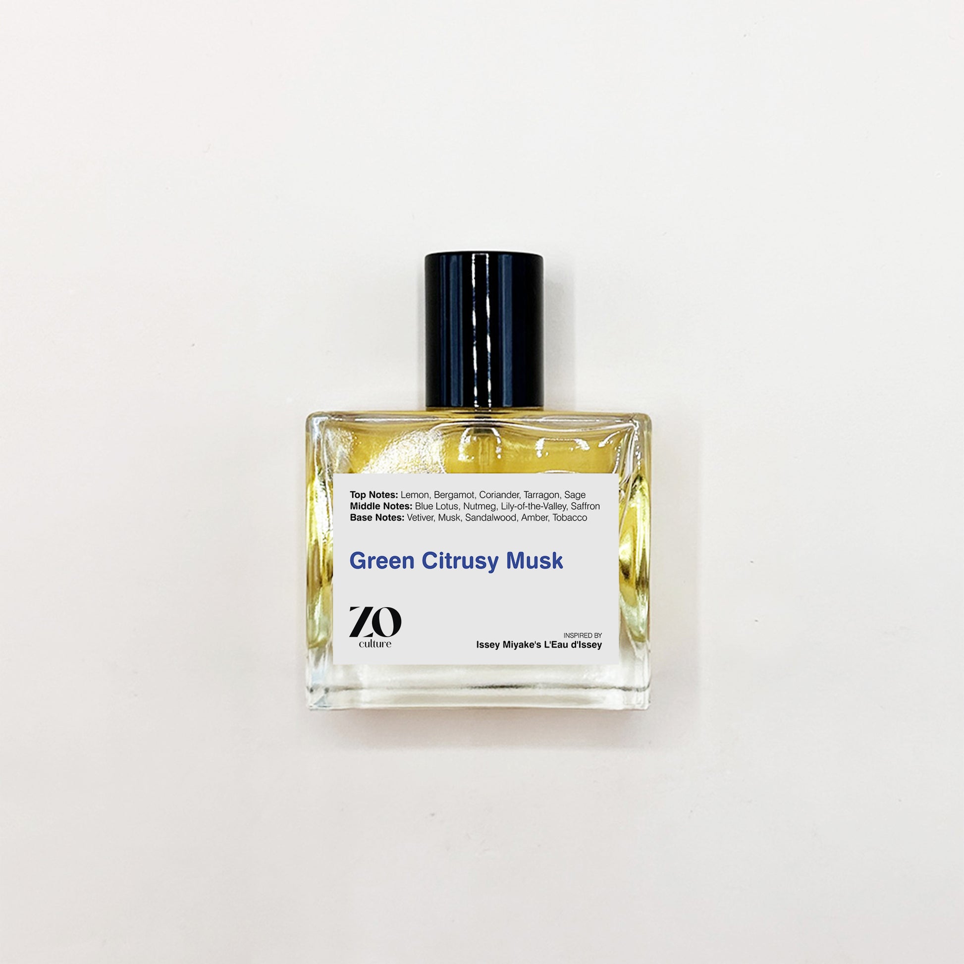 Men Perfume Green Citrusy Musk - Inspired by L'Eau d'Issey Pour Homme ZoCulture