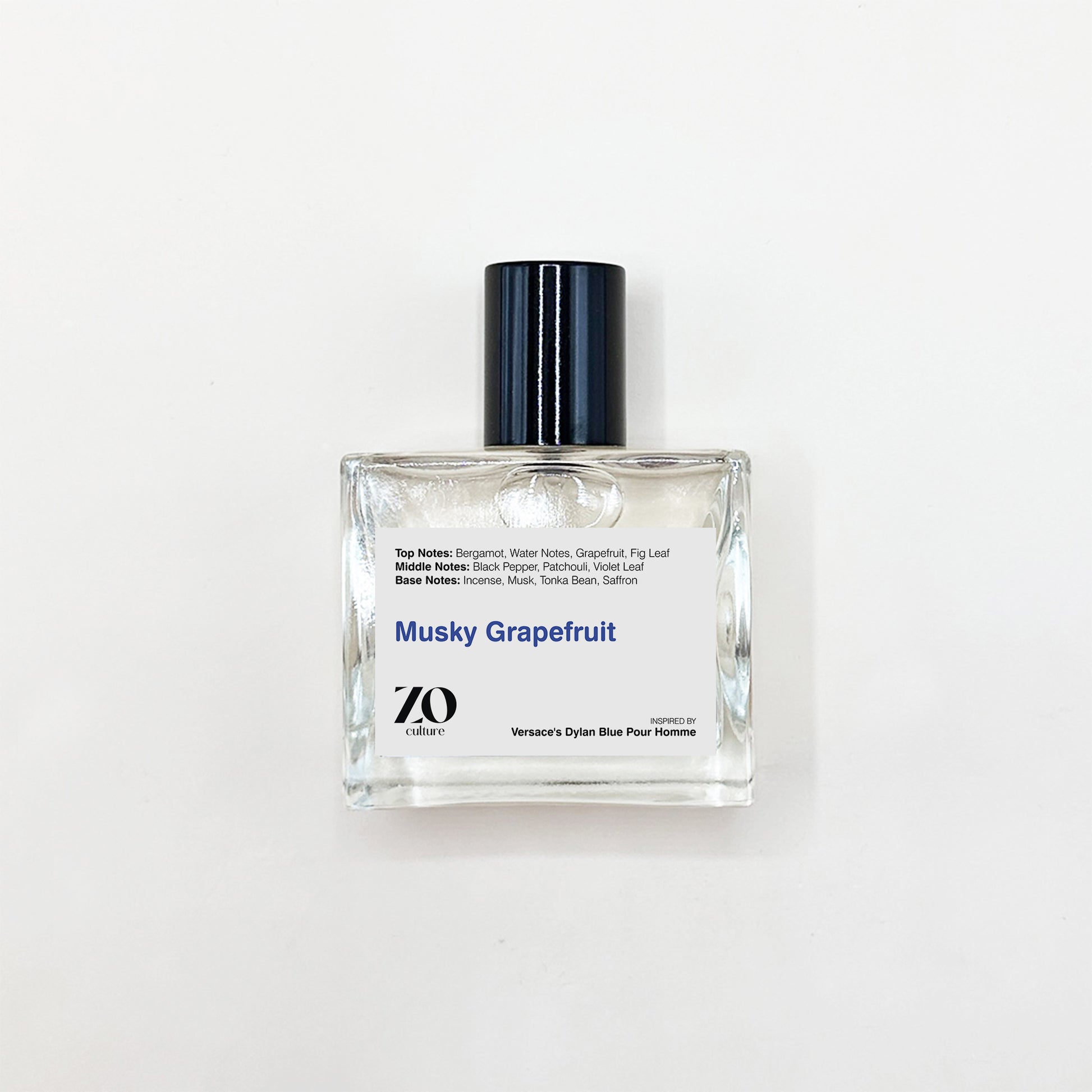 Men Perfume Musky Grapefruit - Inspired by Versace's Dylan Blue Pour Homme ZoCulture