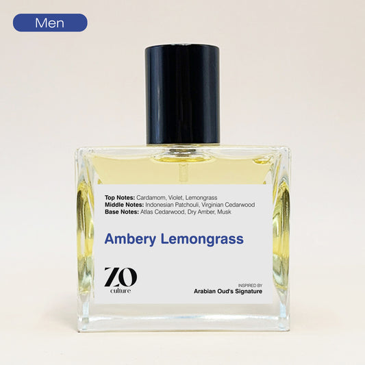 Men Perfume Ambery Lemongrass - Inspired by Signature Oud ZoCulture