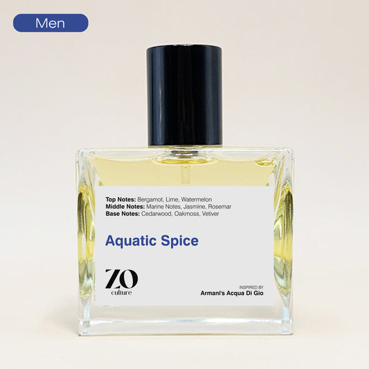 Men Perfume Aquatic Spice - Inspired by Acqua Di Gio ZoCulture