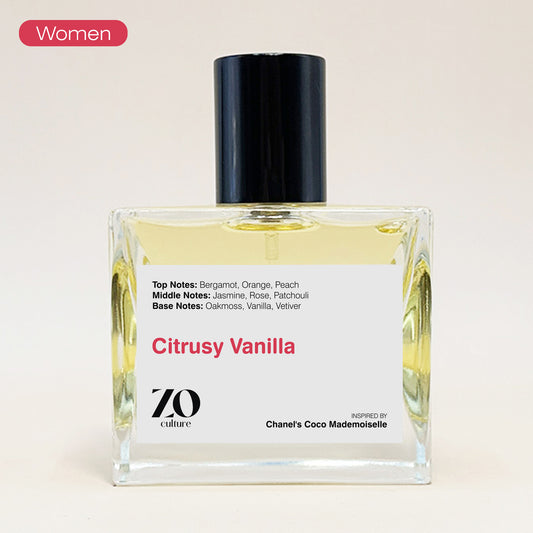 Women Perfume Citrusy Vanilla - Inspired by Coco Mademoiselle ZoCulture