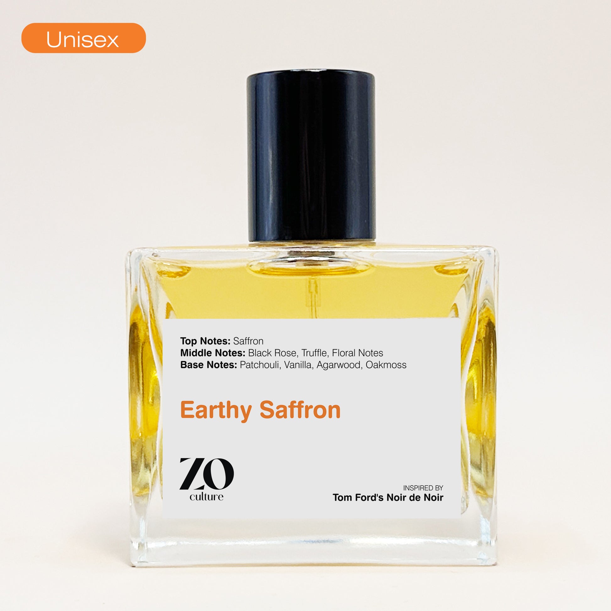 Unisex Earthy Saffron - Inspired by Noir de Noir ZoCulture