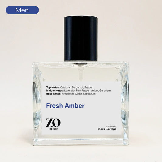 Men Perfume Fresh Amber - Inspired by Sauvage ZoCulture