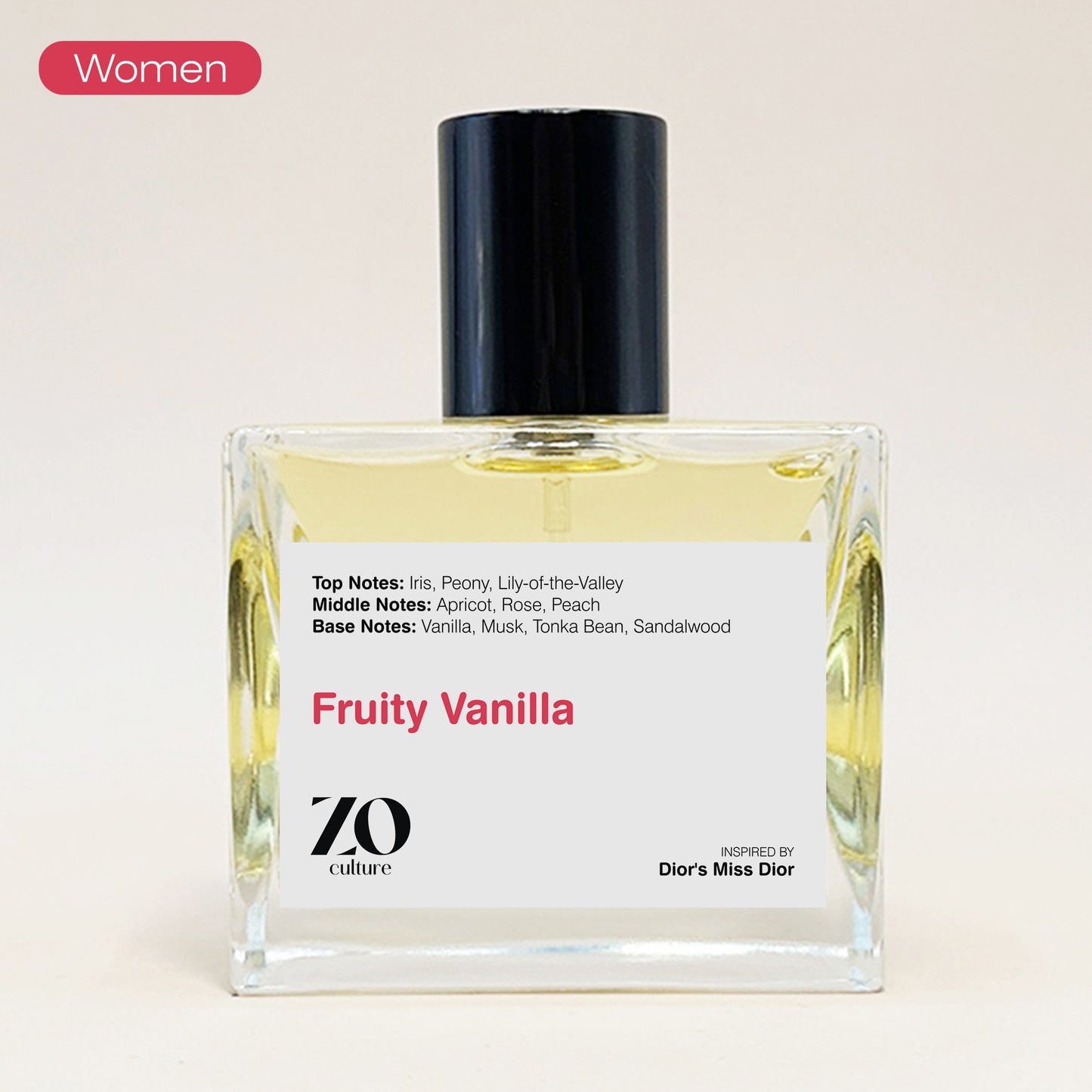 Women Perfume Fruity Vanilla - Inspired by Miss Dior ZoCulture
