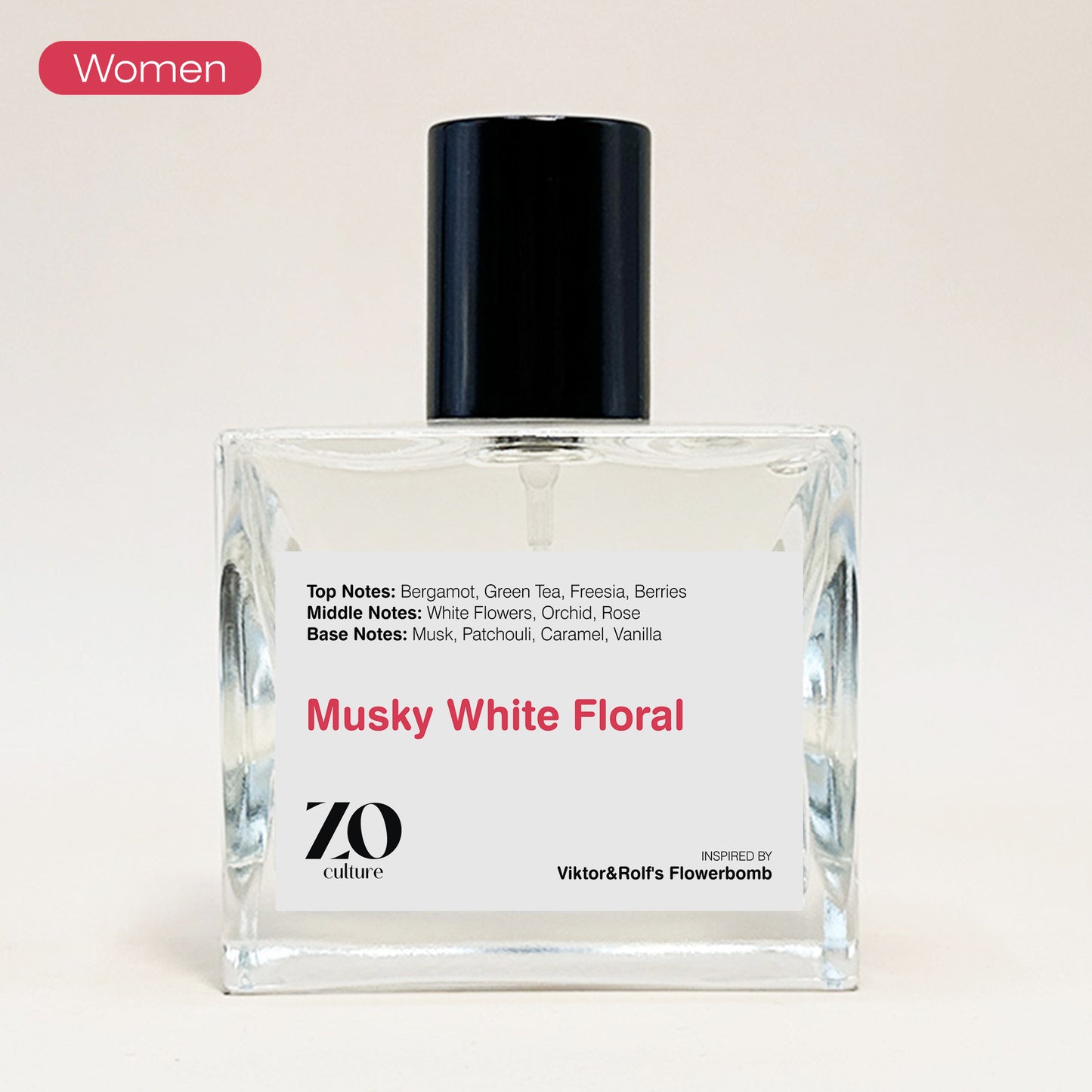 Women Perfume Musky White Floral - Inspired by Flowerbomb ZoCulture