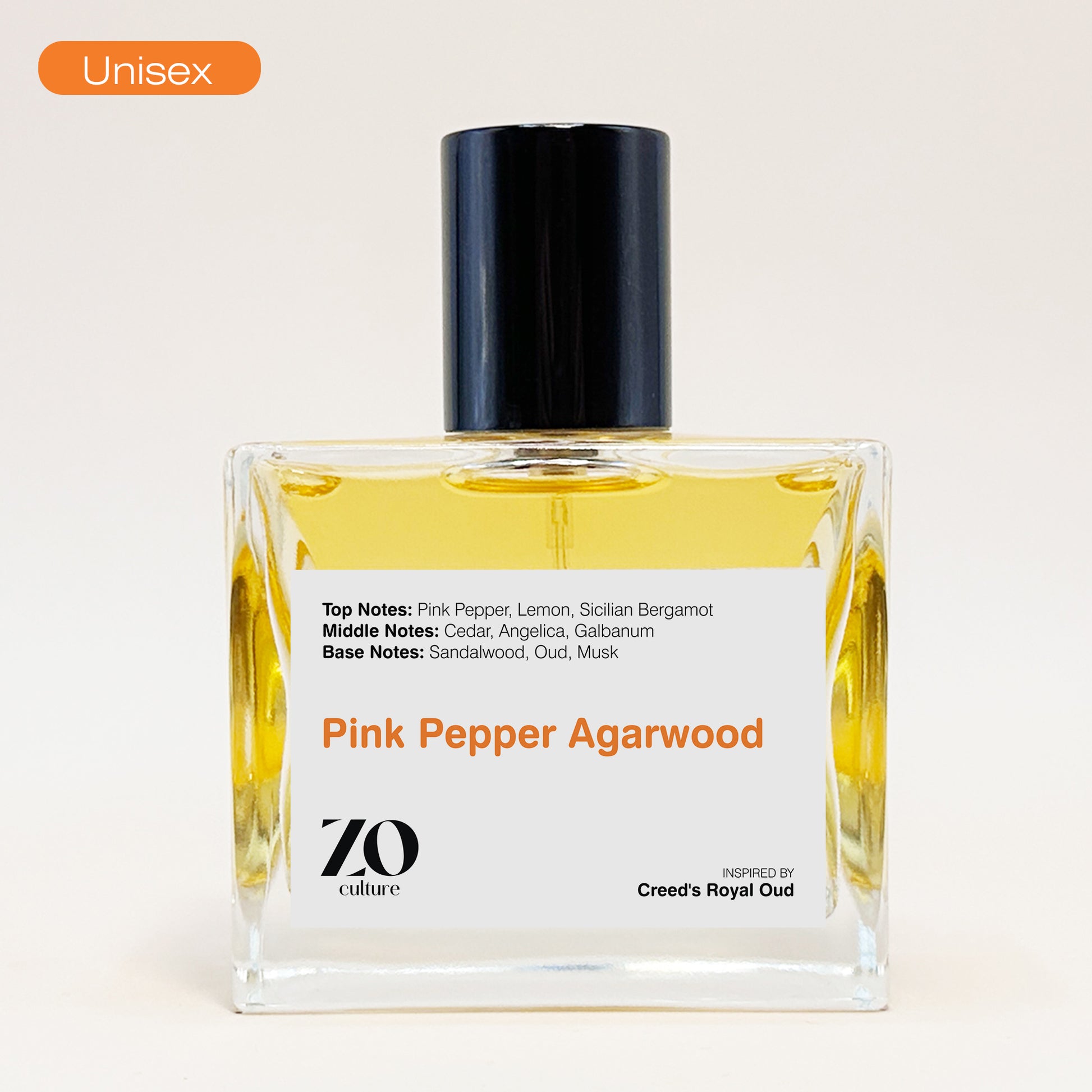 Unisex Pink Pepper Agarwood - Inspired by Royal Oud ZoCulture