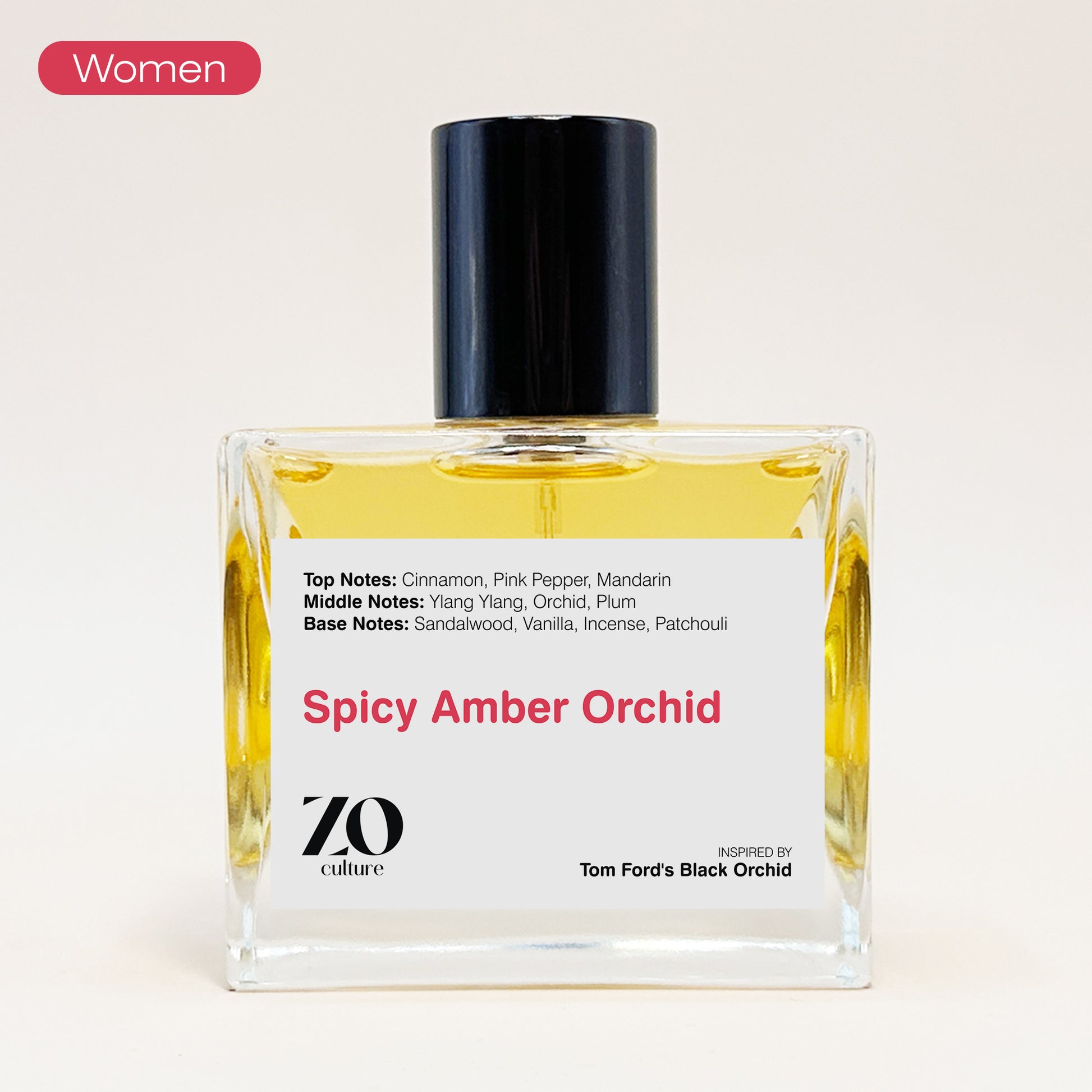 Women Perfume Spicy Amber Orchid - Inspired by Black Orchid ZoCulture