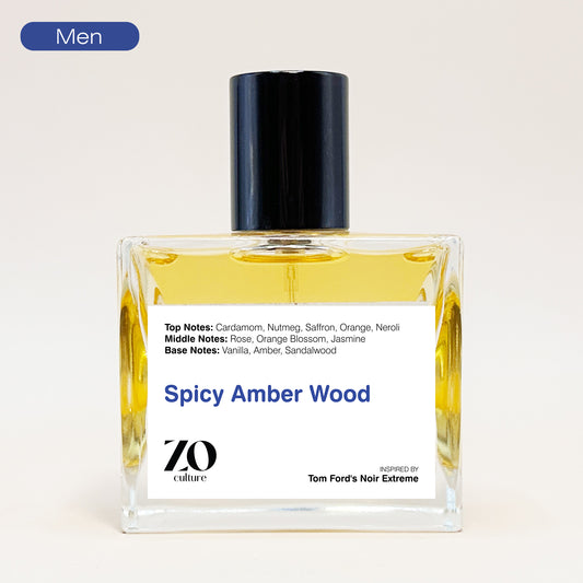 Men Perfume Spicy Amber Wood - Inspired by Noir Extreme ZoCulture