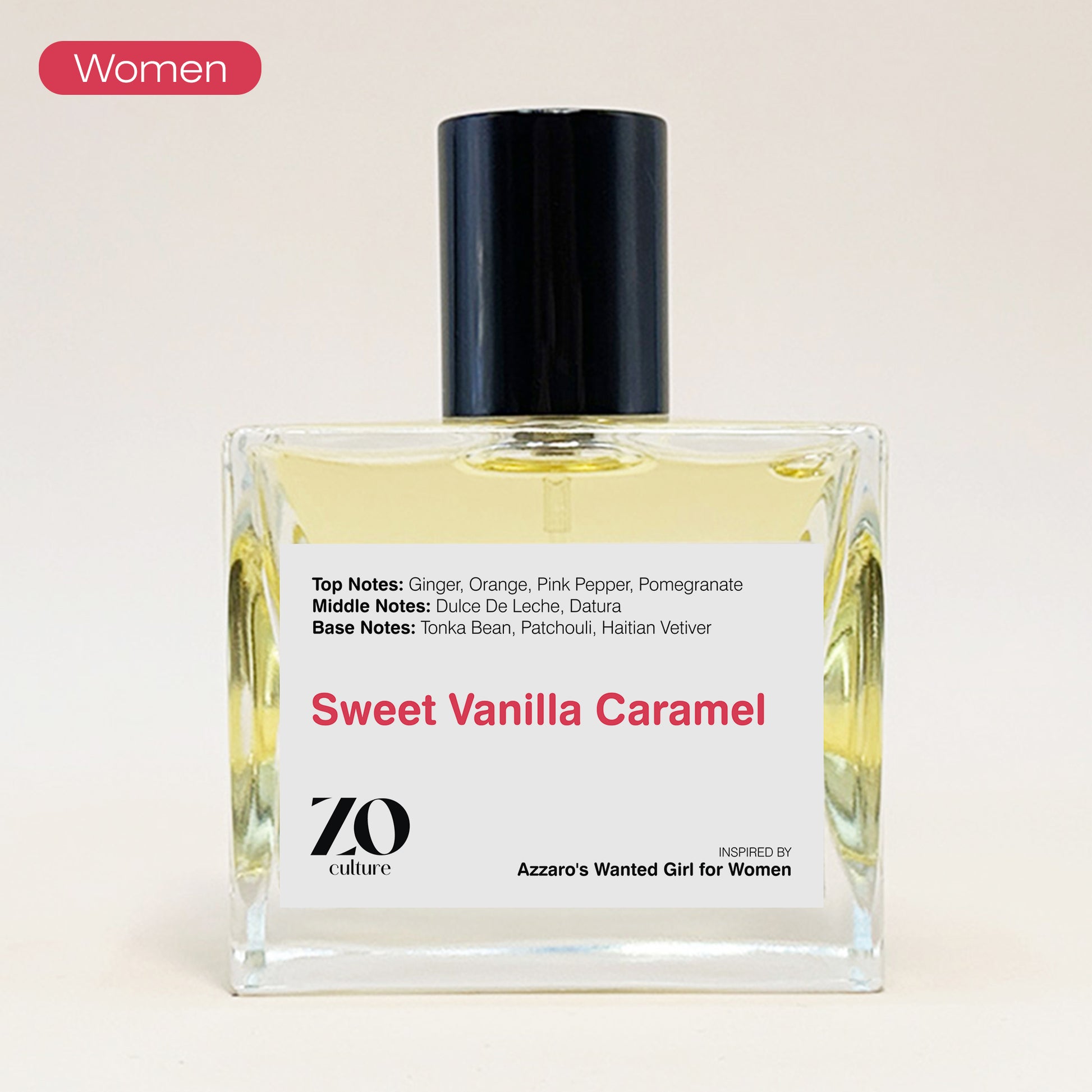 Women Perfume Sweet Vanilla Caramel - Inspired by Wanted Girl for Women ZoCulture