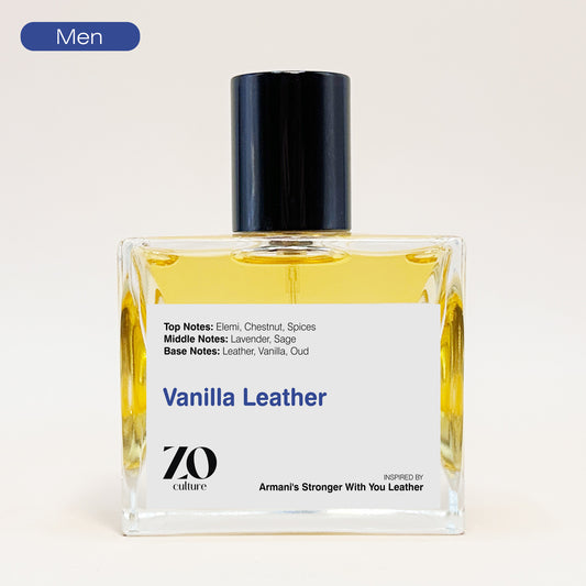 Men Perfume Vanilla Leather - Inspired by Stronger With You Leather ZoCulture