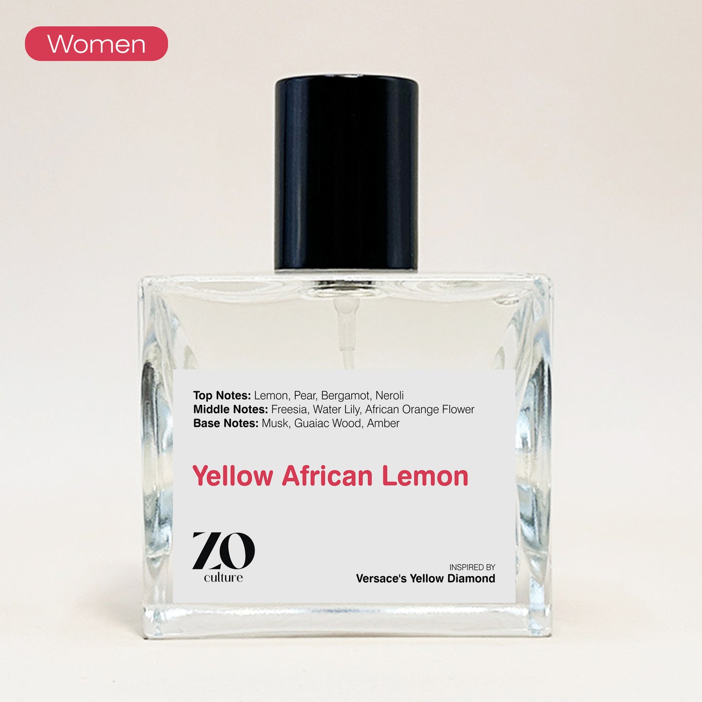 Women Perfume Yellow African Lemon - Inspired by Yellow Diamond ZoCulture